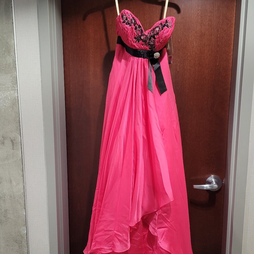 Joli Prom 9057 Size 2 Fuchsia Prom Dress